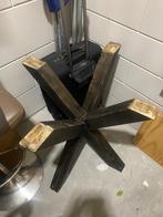Eettafel voet massief hout, Ophalen, Gebruikt, 50 tot 100 cm, Vijf personen of meer