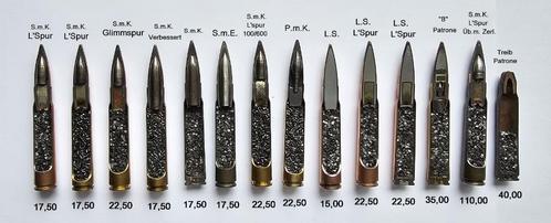 7,92x57  MAUSER  DOORSNEDEN  WW2, Verzamelen, Militaria | Tweede Wereldoorlog, Landmacht, Hulzen of Bodemvondsten, Duitsland, Ophalen of Verzenden
