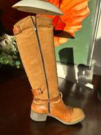 Hoge Papucei laarzen suède en leer maat 39, Kleding | Dames, Ophalen, Hoge laarzen, Bruin, Zo goed als nieuw
