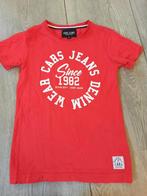 Cars jeans shirt t-shirt rood korte mouw maat 6 / 116, Gebruikt, Ophalen of Verzenden, Cars jeans, Shirt of Longsleeve