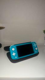 Nintendo switch Lite, Teal met hoes, oplader en 3 spellen, Ophalen of Verzenden, Turquoise, Zo goed als nieuw