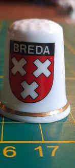 Porseleinen vingerhoed Breda, Ophalen of Verzenden, Zo goed als nieuw, Porselein