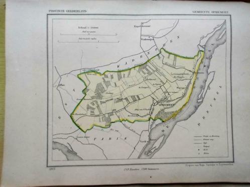 143/ Ophemert / Bulkheuvel Litho 1867 Kuyper GLD, Antiek en Kunst, Kunst | Litho's en Zeefdrukken, Ophalen of Verzenden