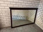 Dressoir spiegel teakhout, Huis en Inrichting, Ophalen, Gebruikt, 125 cm of meer, Minder dan 100 cm