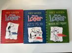 Jeff Kinney Het leven van een loser 3delen, Boeken, Ophalen of Verzenden, Zo goed als nieuw, Verhalen