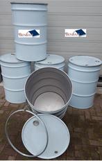200 ltr vaten ijzer metaal vat ton staal BBQ bensan enter, Ophalen, Zo goed als nieuw
