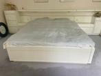 Modulaire slaapkamerset met 2-persoonsbed en meubels, Ophalen, Gebruikt, 90's, Wit