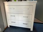 Bopita babykamer compleet! Mat wit met alluminium grepen, Ophalen, 50 tot 70 cm, Voetruimte, 90 tot 105 cm