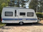 Hobby Excellent 450 UF uit 2007 met voortent en luifel, Caravans en Kamperen, Caravans, Rondzit, Hobby, Kachel, Particulier