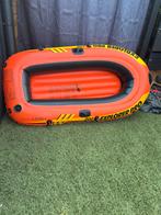 Rubber opblaasboot 2 pers. Intex, Ophalen of Verzenden, Zo goed als nieuw