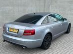 Grijze Audi A6 2.4 V6 Sedan 177PK Benzine/Leer/Airco/Navi!, Auto's, Audi, Voorwielaandrijving, Bedrijf, Grijs, 1500 kg