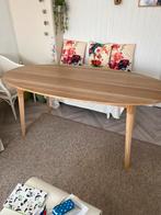 Gratis ovale houten tafel - Hilversum, Huis en Inrichting, Tafels | Eettafels, Ophalen, Gebruikt, 50 tot 100 cm, 150 tot 200 cm