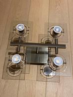 Ikea fuga ceiling light met 4 led lights, Ophalen, Zo goed als nieuw, Metaal of Aluminium, Led