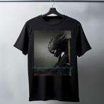 T-Shirt in 16 kleuren - Portrait of a Drowning Thought, Kleding | Dames, Overige kleuren, Beyondthepaintingstudio@gmail.com, Nieuw