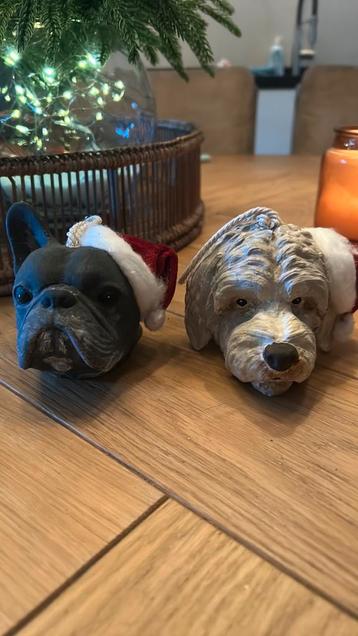 Leuke kerst hangers labradoodle en franse bulldog beschikbaar voor biedingen