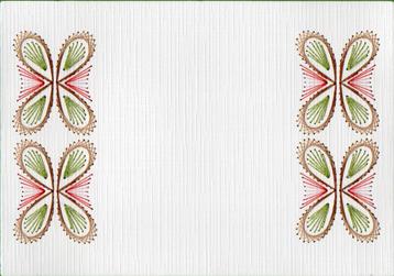 geborduurde oplegkaart nr 23 beschikbaar voor biedingen