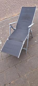 2 lig stoelen Tuinstoel relax lichtgewicht Merk Florabest..., Ophalen, Zo goed als nieuw, Aluminium