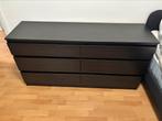 Ikea Kullen ladekast zwart 140x40x72, 5 laden of meer, 100 tot 150 cm, Zo goed als nieuw, 25 tot 50 cm