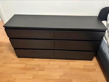 Ikea Kullen ladekast zwart 140x40x72 beschikbaar voor biedingen