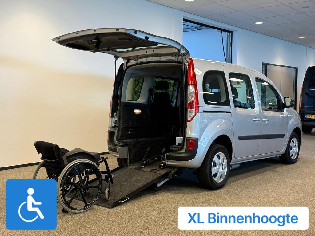Renault Kangoo Rolstoelauto XXL-ombouw 150cm, Auto's, Renault, 12 maanden, Stof, Gebruikt, Metallic lak