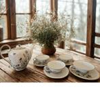 K&A Krautheim theeset – theepot + 4 kop & schotels, Huis en Inrichting, Keuken | Servies, Ophalen of Verzenden, Zo goed als nieuw