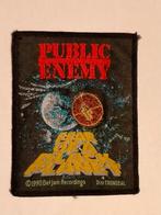 Public Enemy fear of a black planet 1990 vintage band patch, Ophalen of Verzenden, Nieuw, Kleding