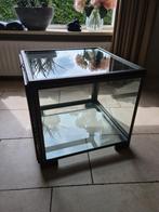 Glazen salontafel, rivièra maison, Huis en Inrichting, Ophalen, 50 tot 100 cm, 50 tot 75 cm, Vierkant