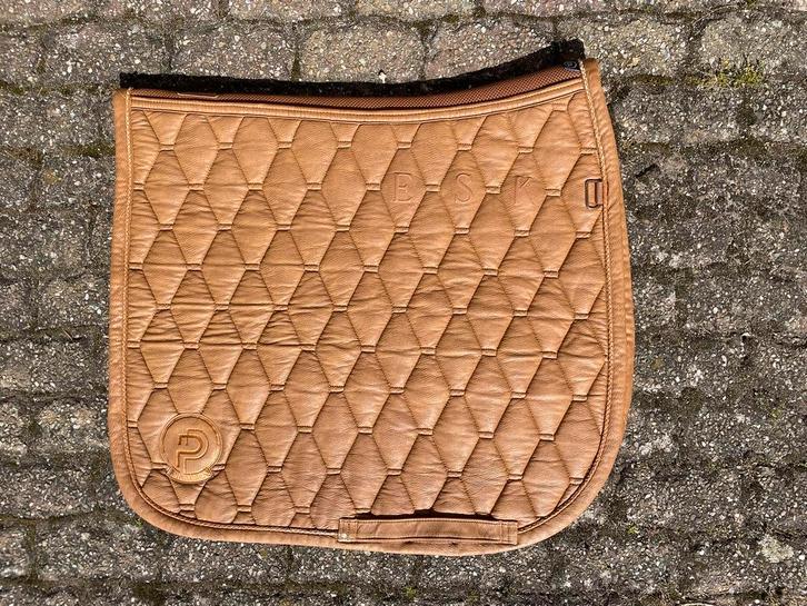 Eskadron Metallic Leather Cognac full dressuur, Dieren en Toebehoren, Paarden en Pony's | Dekens en Dekjes, Zo goed als nieuw