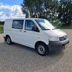 VOLKSWAGEN TRANSPORTER 1.9 D DUBBELE CABINE 1E EIGENAAR, Auto's, Voorwielaandrijving, 1940 kg, Stof, Schuifdeur