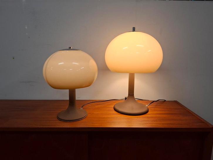 Vintage mushroom paddestoel lamp Dijkstra design, Huis en Inrichting, Lampen | Tafellampen, Zo goed als nieuw, Minder dan 50 cm