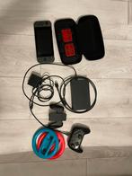 Nintendo Switch met alle accesoires en 3 spelletjes., Ophalen, Gebruikt, Met games, Switch Original