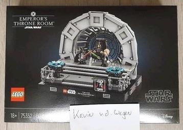 Star wars Troonzaal van de keizer diorama (75352) nieuw beschikbaar voor biedingen