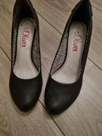 Pumps maat 41 - zwarte schoenen - S. Oliver, S.Oliver, Ophalen of Verzenden, Zo goed als nieuw, Zwart