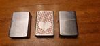 Zippo 3 stuks, Gebruikt, Onbekend, Ophalen of Verzenden, Zippo