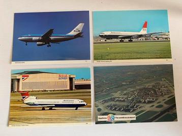 Oude ansichtkaarten - vliegtuigen beschikbaar voor biedingen