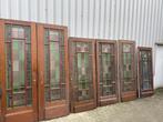Unieke set eiken deuren met glas in lood uit 1920, Doe-het-zelf en Verbouw, Deuren en Horren, La belle porte, Jurgen.hoogenboezem@gmail.com