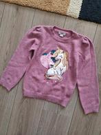 Trui met eenhoorn  maat 128, Ophalen of Verzenden, Zo goed als nieuw, Meisje, Trui of Vest