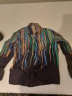 Gianni Versace zijden overhemd maat m, Zwart, Gianni Versace, Nieuw, Halswijdte 39/40 (M)