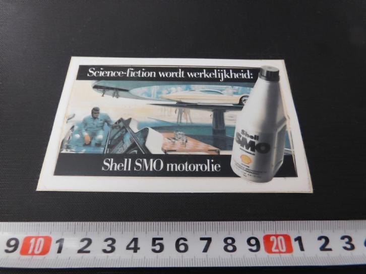 sticker SHELL SMO motorolie *, Verzamelen, Stickers, Zo goed als nieuw, Ophalen