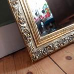 Lucky Vintage Gouden Brocante Spiegel - Facet Geslepen, Antiek en Kunst, Ophalen of Verzenden