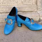 Blauwe dames renaissance schoenen (hakken middeleeuwse larp), Kleding | Dames, Verzenden, Nieuw, Blauw