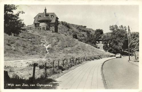 Wijk aan Zee, van Ogtropweg - 1954 gelopen, Verzamelen, Ansichtkaarten | Nederland, Gelopen, Noord-Holland, 1940 tot 1960, Ophalen of Verzenden