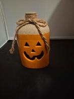 Pompoen fles Kaars Houder, Huis en Inrichting, Woonaccessoires | Kandelaars en Kaarsen, Overige materialen, Bruin, Ophalen of Verzenden