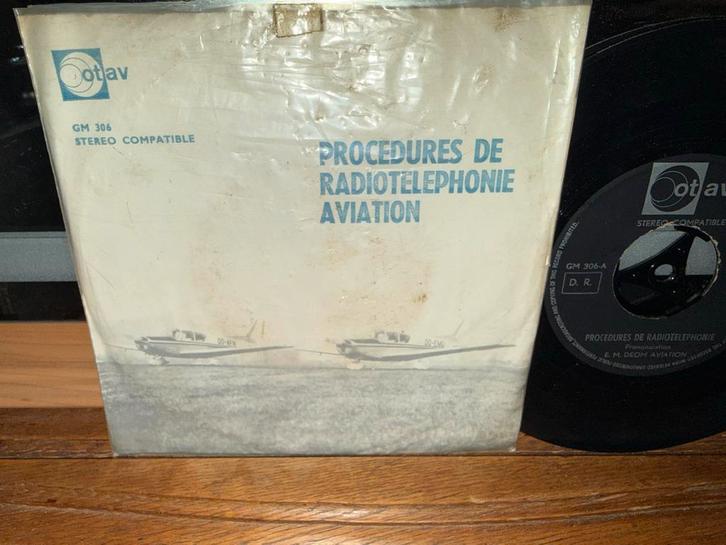 Procedures De Radiotelephonie Aviation, Cd's en Dvd's, Vinyl Singles, Zo goed als nieuw, Single, Overige genres, 7 inch, Ophalen of Verzenden