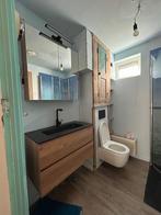 Badkamermeubel set angela hout zwart, Ophalen, 50 tot 100 cm, Zo goed als nieuw, Minder dan 100 cm