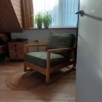 Schommelstoel met nieuwe kussens, leuk op een babykamer, Ophalen, Kleed of Kussen