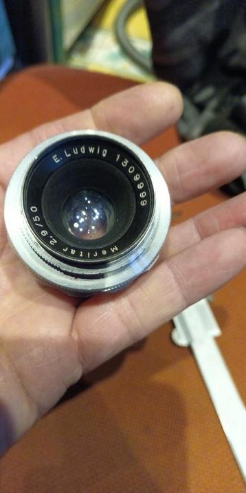 Meritar 3.9 / 50mm lens E. Ludwig 1309999 42mm schroefdraad  beschikbaar voor biedingen