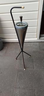 Retro staande asbak, Huis en Inrichting, Woonaccessoires | Paraplubakken, Ophalen, Gebruikt, Metaal