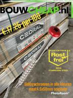 Sidingschroeven RVS met epoxy coating kop, Doe-het-zelf en Verbouw, Platen en Panelen, Ophalen of Verzenden, Nieuw