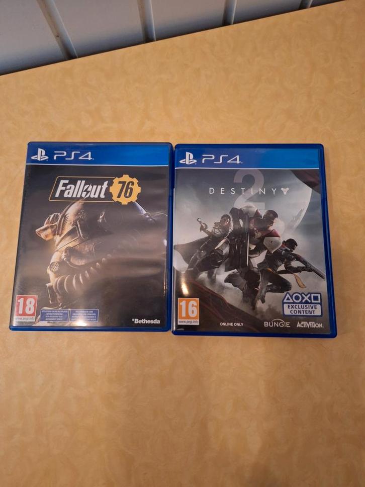 PS4 Fallout 76 & Destiny 2, Spelcomputers en Games, Games | Pc, Gebruikt, 1 speler, Vanaf 16 jaar, Online, Ophalen of Verzenden